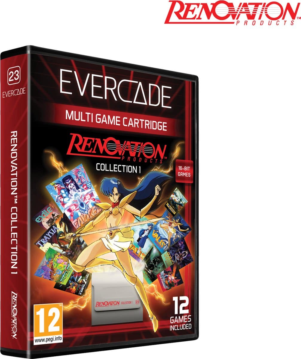 Evercade - Renovation cartridge 1 - 12 games — afbeelding 1