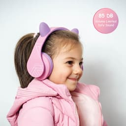 PowerLocus P2 draadloze Over-Ear Koptelefoon Inklapbaar koptelefoon voor kinderen - veilig volume van 85 dB - Bluetooth Hoofdtelefoon - Met microfoon — thumbnail 12