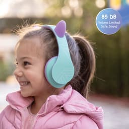 PowerLocus P2 draadloze Over-Ear Koptelefoon Inklapbaar koptelefoon voor kinderen - veilig volume van 85 dB - Bluetooth Hoofdtelefoon - Met microfoon — thumbnail 8