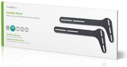 Nedis Soundbar Beugel - Geschikt voor: Universeel - Met TV Bevestiging - 15 kg - Gefixeerd - Staal - Zwart — thumbnail 3