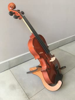 Serafs houten viool- en ukelele standaard voor ukulele en andere kleine instrumenten ukulelestandaard — thumbnail 3