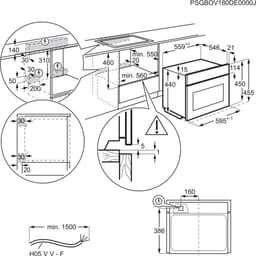 AEG Series 8000 KME968000M 43 l 3000 W Zwart, Roestvrijstaal — thumbnail 10