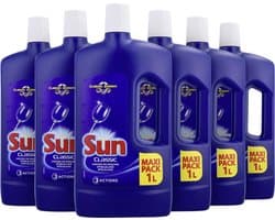Sun Vaatwas Spoelglans - 6 x 1 L - Voordeelverpakking