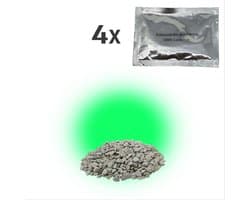 Antibacteriële geurkorrels luchtverfrisser deodorantkorrels voor in de stofzuiger stofzuigerzak of stofreservoir - 4 zakjes - Bloemen geur