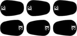 BG Mondstukplakkers 0.8 mm Zwart - Large — thumbnail 2