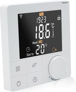 TechU™ Smart Thermostaat Life – Wit – Alleen voor Elektrische Vloerverwarming – App, Wifi & Amazon Alexa – Energiebesparend – Kinderslot — thumbnail 2
