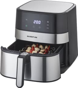Inventum GF500HLD Airfryer XL - 5L - 8 programma's - 80-200 °C - Tot 5 personen - Zilver/Zwart — thumbnail 11