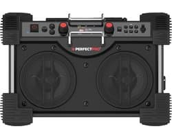 PerfectPro ROCKHART 18V - Multi Battery 18 systeem - FM / DAB+ - Bluetooth - bouwradio 230V/18V - IP44 - RH4-18V