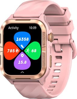 Blackview W10 Pro Smartwatch - GPS - Bluetooth Bellen - 600 mAh - Roze — thumbnail 1