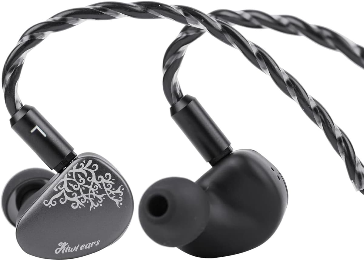 Kiwi Ears Cadenza II - In-Ear Monitors - IEM - Dynamische Driver - Audiofiele Oordoppen - Verwisselbare Kabel - Universele Pasvorm - Grijs — afbeelding 1