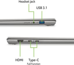 Acer Aspire Go 15 AG15-Q31P-C9XD - Laptop - 15 inch - Snapdragon - 8GB - 128GB - Grijs — thumbnail 3