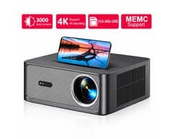 Atlasyx beamer - Beamer 4k - Smart projector - 4k projector - Film projector - Draagbare projector - Full HD 1080P - 31,5x23x12 cm