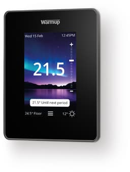 Warmup 7iE Smart Matter WiFi thermostaat voor vloerverwarming - Onyx zwart — thumbnail 2
