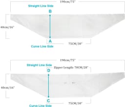 Centraal Pivot Dakraam Afdichting Set voor Mobiele Airconditioning en Wasdrogers - Werkt met Elke Mobiele Airconditioning - voor Raamomtrek van 311 tot en met 390cm (190cm x2) — thumbnail 4