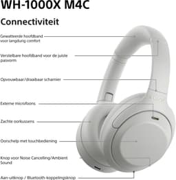 Sony WH-1000XM4C Zilver — thumbnail 5