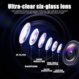 Dashcam 4,3 inch 1080P met voor- en achteruitrijcamera, achteruitkijkspiegelcamera met 7 m kabel, G-sensor, loop recording, parkeermodus en ondersteuning voor microSD-kaart — thumbnail 2