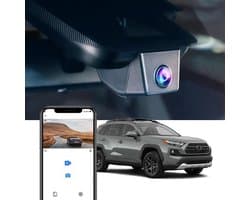 4K Dash Cam Geschikt voor 2022-2025 Toyota RAV4 LE XLE Limited XSE Adventure SE Premium Hybrid Gen5 (Model B), UHD 2160P Video WiFi, G-Sensor, Loop Recording, Plug & Play, 64GB Card