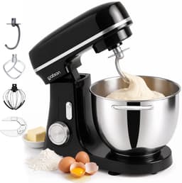 Gatson 2000W Keukenmachine - 6,2L Mengkom - Dubbele Handvatten - Keukenrobot - Keukenmixer - Foodprocessor - Mixer Met Mengkom — thumbnail 2