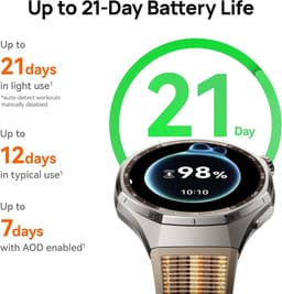 Huawei Watch GT 6 Pro 46mm - Zwart - Sportmodi Smartwatch — thumbnail 3