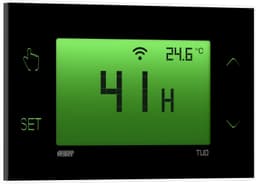VE797800 TUO RH WI-FI Luchtbevochtiger WiFi Touch Screen voor wandmontage, digitale hygrostaat met app, snelle configuratie via Bluetooth, stroomvoorziening 230 V, zwart — thumbnail 2