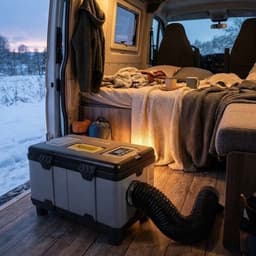 Dieselverwarming – Dieselkachel – Mobiele Verwarmer – Camperkachel – Vrachtwagenkachel – 8KW Vermogen – 5,2L Brandstoftank — thumbnail 4