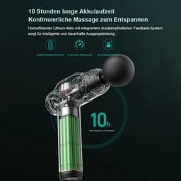 Fascia Gun - Krachtige en Stille Massagegun voor diepe spierontspanning - ABS Draadloze Percussie Massage Gun — thumbnail 3