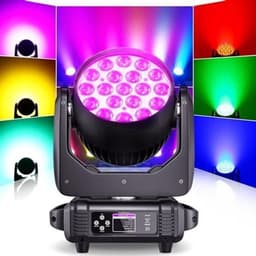 19x25W Moving Head LED Lamp – DJ Licht – Stage Light – RGBW Spot – DMX Verlichting – 540° Beweging – Instelbare Zoom 7°-60° — thumbnail 1