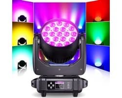 19x25W Moving Head LED Lamp – DJ Licht – Stage Light – RGBW Spot – DMX Verlichting – 540° Beweging – Instelbare Zoom 7°-60°