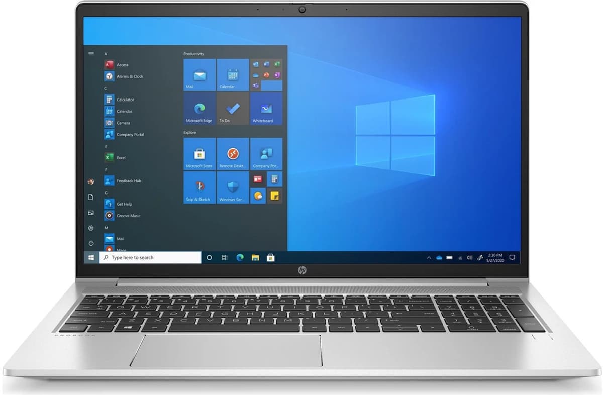 HP ProBook 450 G8 | Intel Core i5 | Intel Iris Xe Graphics | 39.6 cm (15.6″) | 256 GB SSD | 16 GB | US | WiFi | Windows 11 Pro — afbeelding 1