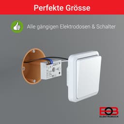 nalooprelais inbouw, 200 W, wit — thumbnail 2
