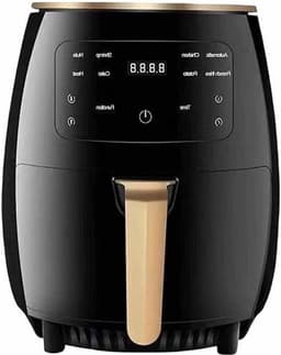 Heteluchtfriteuse - Airfryer - 4.5L- 1400W - Intelligente Deep Air Fryer - Heteluchtcirculatiekoker - Smart Touch AirFryer - Zwart — thumbnail 5