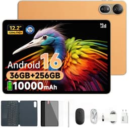 Blackview Mega 12 Tablet Gouden — thumbnail 1