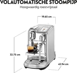 Sage the Creatista Pro Black Truffle SNE900BTR Nespresso Koffiecupmachine — thumbnail 4