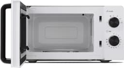 Heinrich's magnetron, compacte solo magnetron, 20 L inhoud, 6 vermogensstanden, inclusief 30 min. timer, ontdooifunctie, binnenverlichting, 360° draaiplateau, gelijkmatige warmteverdeling, 700 W vermogen, eenvoudig te reinigen — thumbnail 2