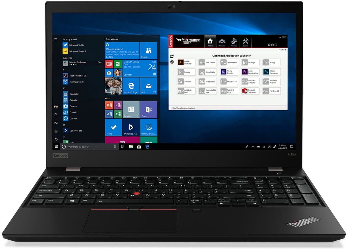 Lenovo ThinkPad P15s Gen 1 - Intel® Core™ i7-10610U- NVIDIA® Quadro® P520 2 GB VRAM — afbeelding 1