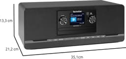 TechniSat DIGITRADIO 320 – Stereo digitale radio (compact systeem met DAB+ & FM, cd-speler, Bluetooth, USB, 2×5 W RMS, TFT-kleurendisplay, favorietenlijst, wekker, slaaptimer, afstandsbediening) — thumbnail 2