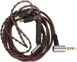 Upgradekabel met microfoondraad voor hoofdtelefoon - Vervangend snoer voor CKS1100 E40 E50 E70 en LS200 - 3,5 mm A2DC-stekker — thumbnail 1