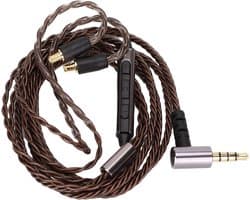 Upgradekabel met microfoondraad voor hoofdtelefoon - Vervangend snoer voor CKS1100 E40 E50 E70 en LS200 - 3,5 mm A2DC-stekker