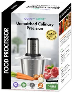 Comfy Nest CN-BLD3: 1000W Multi-Functional Food Processor - 3L — thumbnail 3