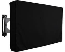 Zware Waterdichte TV Beschermhoes Voor Buitengebruik 22-24 Inch Met Bodem Afsluiting Hittebestendig Weerbestendig Stof En UV Werend Zwart Televisiehoes