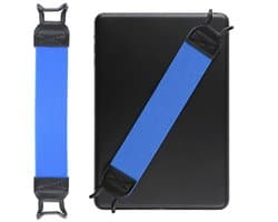 Antislipband voor tablets - 3*20 cm - Geschikt voor tablets van 7,8 tot 13 inch - Veiligheidsband voor tablets - Ook geschikt voor mobiele telefoons en e-readers - Bediening met één hand - Voorkomt vallen - Vermindert de druk op de vingers