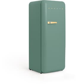 CREATE - Koelkast in retrostijl - Sage - Handvat Goud - FRIDGE RETRO 281L — thumbnail 3