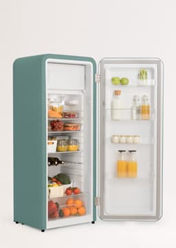 CREATE - Koelkast in retrostijl - Sage - Handvat Gebroken wit - FRIDGE RETRO 281L — thumbnail 7
