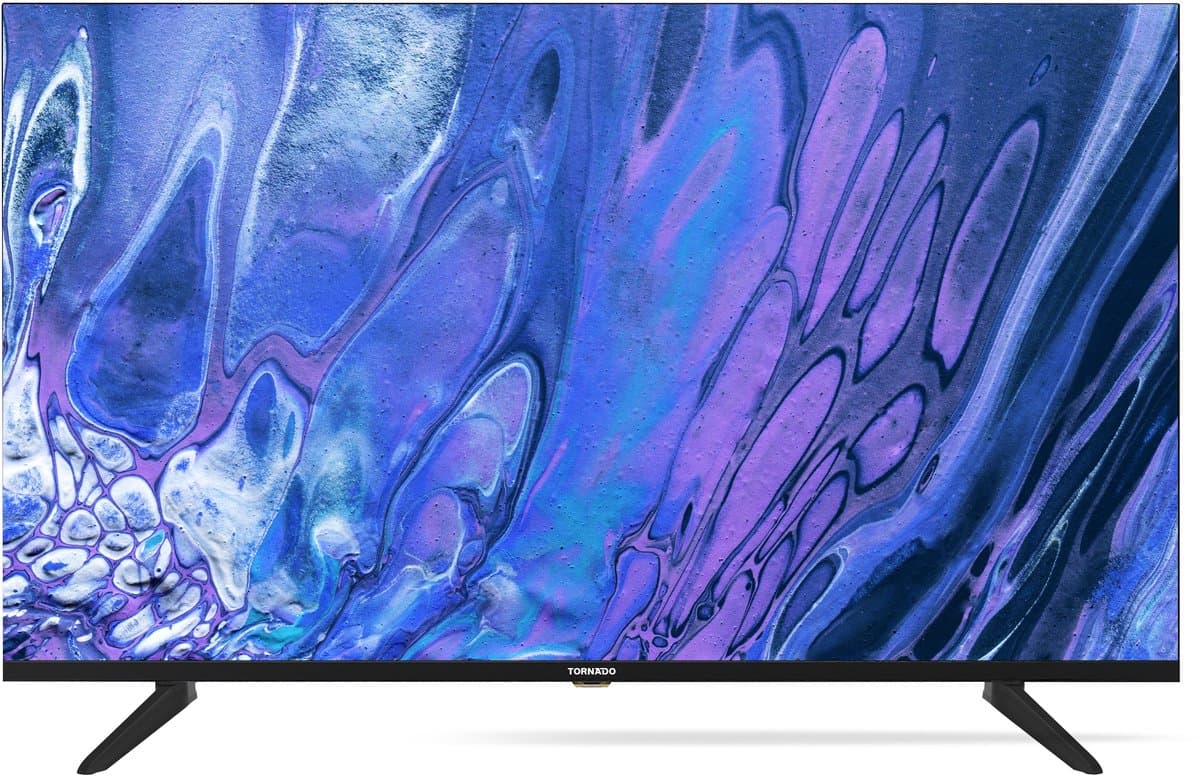 TORNADO 43ES4301X Smart TV – 43 inch Full HD – WebOS – Wifi & Bluetooth – HDR – Frameless – Zwart — afbeelding 1