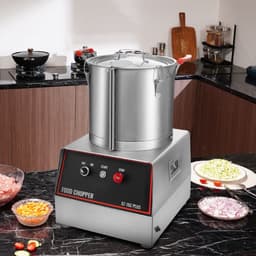 Groente- en fruitsnijder - Elektrische Horeca Multisnijder - 1400 W - 17,62 L Capaciteit - RVS Behuizing - Bediening met Drukknoppen — thumbnail 3