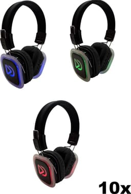 (Model 2026) Complete Set 10x Dolly Digital© BD Draadloze Koptelefoons voor groepen + T50 Zender | Silent Disco — thumbnail 5