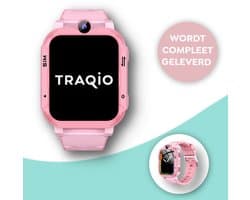 Traqio TRQ05 - GPS horloge kinderen - gps horloge kind - kinderhorloge bellen - gps tracker kinderhorloge - kinderhorloge met gps - kinderhorloge - Kinder smartwatch GPS - GPS horloge school - Roze