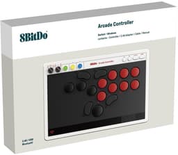 8Bitdo Arcade Controller NSW/PC - Bluetooth, RF, USB - Voor Nintendo Switch, Nintendo Switch 2 en PC - Zwart, Grijs — thumbnail 3