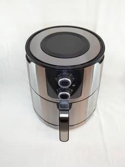 Heteluchtfriteuse 4,5 Liter - 1400W Airfryer met Timer - Vaatwasmachinebestendig Roestvrij Staal — thumbnail 3