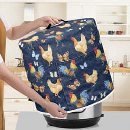 Stofkap voor Elektrische Snelkookpan, Rijstkoker en Airfryer - Beschermhoes met Handvat — thumbnail 3